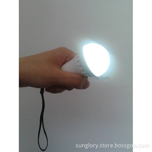 Portable Handle Solar LED Bulb Flashlight